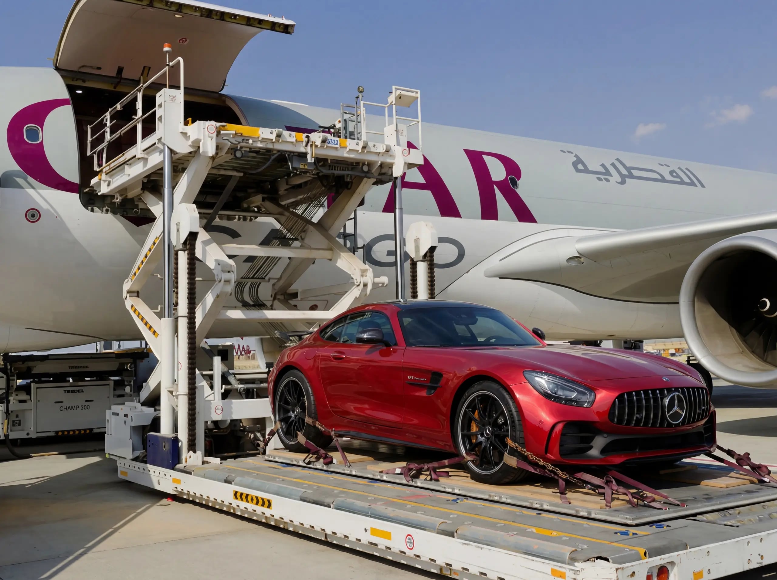 Premium Air Cargo - Mercedes AMG Loading